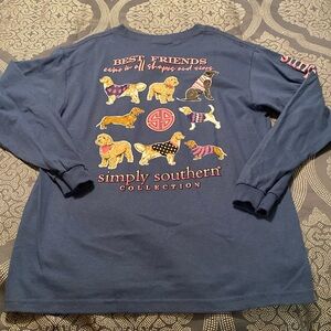Brand New Simply Southern Best Friends Come In All Shapes and Sizes shirt